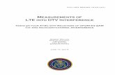 Measurements of LTE into DTV Interference - docs.fcc.gov · FCC/OET REPORT TA-2014-01 Measurements of LTE into DTV Interference Tests on four ATSC DTV Receivers of OFDM 64 QAM Co-