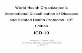 ICD-10 - psychologycoding.orgpsychologycoding.org/wp-content/uploads/2018/01/ICD-10.27.pdf · World Health Organization’s International Classification of Diseases and Related Health