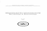 Ì²ÊÐÎÁ²ÎËÎÃ²ß ² Á²ÎÒÅÕÍÎËÎÃ²ß Microbiology & Biotechnologyliber.onu.edu.ua/pdf/2008_1.pdf · © Odesa National Mechnykov University, 2008 MICROBIOLOGY &