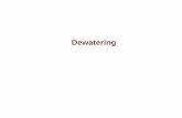 GI 12 Dewatering - NPTEL · – Simpler apparatus – Leakage along side-wall possible, especially if sample shrinks – May use double ring equipment to discount side-wall leakage
