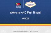 Welcome ANC First Timers! - schoolnutrition.org · © COPYRIGHT 2018 SCHOOL NUTRITION ASSOCIATION | #ANC18 | LAS VEGAS, NV ... Title: PowerPoint Presentation Author: eileen will Created