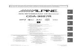 RDS MP3/WMA/AAC CD Receiver CDA-9887R - alpine.de · 01DE02CDA-9887R.fm ALPINE CDA-9887R 68-08564Z21-A (DE) Musik so hören wie sie gedacht war Alpine präsentiert IMPRINT — die