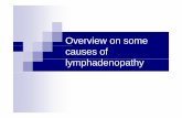 Overview on some causes of lymphadenopathy - جدة module-lect 3-08-EE... · Chronic non-specific & chronic specific lymphadenitis. In most instances, the histologic appearance of