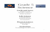 Grade 5 Science Guide - IRONWOOD AREA SCHOOLS · 2 Grade 5 Teacher Guide Classifying Organisms Strand Life Science 1 Resources Scott Foresman Science Book Chapter 1 Leveled Readers: