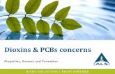 Dioxins & PCBs concerns - alsglobal.es · Number of reported 2,3,7,8 - PCDD/F or dioxin-like PCBs in homologous group Total number of PCDDs and PCDFs (210) 209 PCB Total number of