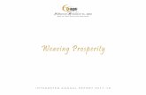 Weaving Prosperity - cdn.cse.lk · Vision To be the most respected Licensed Finance Company in Sri Lanka, delivering superior stakeholder returns whilst supporting financial inclusion