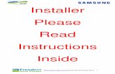 Installer Please Read Instructions Inside ·  ©G Hendra November 2014 1 Installer Please Read Instructions Inside