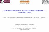 Lattice-Boltzmann vs. Navier-Stokes simulation of ...Workshop/... · November, 2013 1 Amir Eshghinejadfard, Abouelmagd Abdelsamie, Dominique Thévenin 14th Workshop on Two-Phase Flow