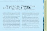 Cyclones, Tsunamis, - tos.org · Oceanography Vol. 19, No. 2, June 2006 41 Preparedness is the key to preserving human health in the wake of cyclone and tsunami disasters.