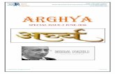 ARGHYA - rrjournals.com · He has also written famous ghazals ‗kabhie kisi ko mukamil jahan na milta‘ (ahista ahista), ‗Aa bhi jaa, aa bhi jaa‘ (Sur), ‗Tu Is Tarah Se Meri