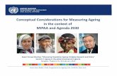 Conceptual Considerationsfor Measuring Ageing in the ... · Amal Abou Rafeh, Chief, Programme on Ageing Unit, UNDESA, New York Conceptual Considerationsfor Measuring Ageing in the