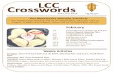 L rosswords - lcotcwf.files.wordpress.com · 01.02.2018 · Please RSVP to Chelsi at chelsi@lcc-wf.com by February 21st. Women’s Bible Study Women’s Bible Study has started up