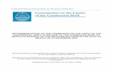 United Nations Convention on the Law of the Sea Commission ... · United Nations Convention on the Law of the Sea _____ RECOMMENDATIONS OF THE COMMISSION ON THE LIMITS OF THE