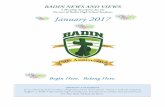 Badin High School · Badin High School Campus Ministry News January 2017 Dear Members of the Badin Family…. Happy New Year! God, thank you for a new year. May everyone in our family