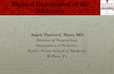 Examination of the Abdomen - elpaso.ttuhsc.edu · Learning Objectives Describe 4 essential elements of the examination of the abdomen Analyze accuracy of bedside techniques in diagnosing