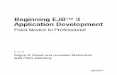 Beginning EJB 3 Application Development - oracle.com · 31.08.2006 · EJB 3 Session Beans Introduction This chapter will discuss EJB 3 session beans, the core business service objects