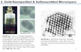 2. Gold-Nanopartikel & Selfassembled Monolayers · Gold-Nanopartikel Das Trinkgold der Alchemisten "Aurum Potabile" wurde im Mittelalter ein geheimnisvolles Universalheilmittel genannt,