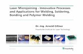 Laser Microjoining - Innovative Processes and Applications ...media.ivam.de/mikrotechnik-11/pdf/06_1250_Microjoining.pdf · Laser Microjoining - Innovative Processes and Applications