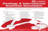 Strategy & International Business Simulation - cesim.com Onepager EN web.pdf · Strategy & International Business Simulation Cesim Global Challenge improves the learners’ understanding