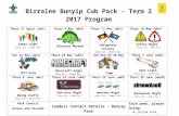 birraleescouts.files.wordpress.com  · Web viewBirralee Bunyip Cub Pack - Term 2 2017 Program. Thurs 27 April (wk1) Games night