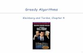 Greedy Algorithms - Colorado State Universitycs320/spring18/slides/04_greedy.pdf · Greedy works for Activity Selection = Interval Scheduling Proof by induction BASE: Optimal solution