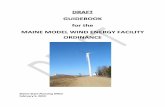 Wind Energy Facility (WEF) Ordinance Guidebook · they may conclude that “Type 1 Wind Energy Facilities” is a land use that can appropriately be permitted in all zones including