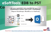 eSoftTools Exchange EDB to PST Converter Software