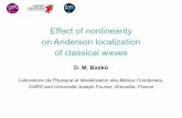 Effect of nonlinearity on Anderson localization of ...mesoimage.grenoble.cnrs.fr/IMG/pdf/cargese2014/basko1.pdf · Effect of nonlinearity on Anderson localization of classical waves
