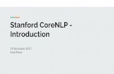 Introduction Stanford CoreNLPkeberle/NLPTools/presentations/CoreNLP/... · edu.stanford.nlp stanford-corenlp 3.8.0