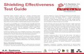 Shielding Effectiveness Test Guide - ahsystems.com · Shielding Effectiveness Test Guide Embedded digital processing chips are in virtually everything these days: cell phones, kitchen