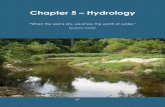 Chapter 5 Hydrology - indiancreekwatershed.weebly.comindiancreekwatershed.weebly.com/.../4/4/21443298/chapter_5_-_hydrology.pdf · 72 Flow frequency locations are illustrated by the