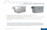 PMR and GMR Series - alpha.com Power/pmr_gmr_series/datasheet.pdf · PMR and GMR Series S1 and S2 Series Pole and Ground Mount FTTx Enclosures Supports field deployment of FTTx Optical