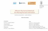 Efficient Numerical Methods for Moving Horizon Estimationhomes.esat.kuleuven.be/~bdmdotbe/bdm2013/documents/public_phd... · SQP Gauss Newton with globalization Active-set or interior-point