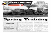 ALLEN PHOTO Spring Training - Preserving Rochester's rich ... · 2 • FEBRUARY 2015 • THE SEMAPHORE The official publication of the Rochester & Genesee Valley Railroad Museum Volume