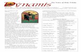 The Voice of Holy Trinitygoholytrinity.org/assets/files/Newsletters/Dynamis_March2017.pdf · The Voice of Holy Trinity March 2017 ORINTHIANS 4:20 “ ... In the January Dynamis Graceful