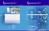 AOP, UV-Oxidation Brochure - enviolet.com UV Oxidation... · Runtime system. Touch screen facility. The analogue and digital In/Out modules are connected by an industrial BUS to the