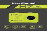 User Manual - Alan Electronics · User Manual 4k UHD 4K@10fps 15 0 º Waterproof up to 30m Wide Angle 1.5 Hours Lens 2-inch LCD
