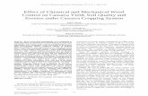 Effect of Chemical and Mechanical Weed Control on Cassava ... · Effect of Chemical and Mechanical Weed Control on Cassava Yield, Soil Quality and Erosion under Cassava Cropping System