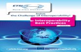 Interoperability Best Practices - portal.etsi.org · 3 Interoperability Best Practices Content 1. Market Drivers for Interoperability The Challenge 4 The Solution 4 2. Interoperability