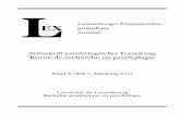 Luxemburger Experimental- EX .praktikum Journal . Luxemburger Experimentalpraktikum Journal Band