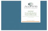 EPPP Candidate Handbook - cdn.ymaws.com · AUTHORIZATION TO TES T AUTHORIZ ATION TO TAKE PRACTICE EXAMS The Candidate Acknowledgment Statement contains important rules for taking