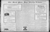North Platte Semi-Weekly Tribune. (North Platte, NE) 1897 ... fileJura mi 7--Itlcclttjj ffirifetnt VOL. XIII. NORTH PLATTE, NEBRASKA, TUESDAY EVENING, JUNE 8, 1897. NO. 50.--: PRQQF