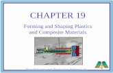 Forming and Shaping Plastics and Composite Materialsmaps.pme.nthu.edu.tw/HCH_class/Manufacturing_processes/Handouts_PDF/ch19.pdf · Tapes used in Making Reinforced Plastic Parts Figure