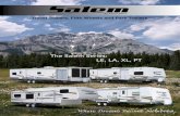 The Salem Series: LE, LA, XL, PT - uvsconsole.com · Travel Trailers, Fifth Wheels and Park Trailers By Forest River The Salem Series: LE, LA, XL, PT...Where Dreams Become Memories