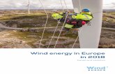 Wind energy in Europe in 2018 · IJ Global All currency conversions made at EUR/GBP 0.8847 and EUR to USD 1.1810 Figures include estimates for undisclosed values PHOTO COVER: Courtesy