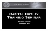 CAPITAL UTLAY TRAINING SEMINAR - doa.la.gov Outlay/2017 State Capital Outlay... · expendituresforacquiringlands, buildings,equipment,orother permanent properties, or fortheirpreservationor