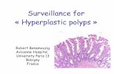 Surveillance for « Hyperplastic polyps - B... · Hyperplastic polyps Hyperplastic polyps (HPs) are