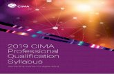 2019 CIMA Professional Qualification Syllabus · 4 CIMA Professional Qualification Syllabus 5 The CIMA Professional Qualification CIMA’s objective in designing the syllabus is to
