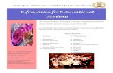Information for International Students - fk.ugm.ac.idfk.ugm.ac.id/wp-content/uploads/2018/05/Information_for_International... · E-Mail: dr.unnop@yahoo.com chulamed.international@gmail.com
