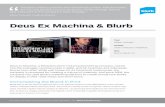 Deus Ex Machina & Blurb · bookstore and online marketing tools, Blurb enables businesses to sell and share their work. Founded by Eileen Gittins in 2005, Blurb includes a team of